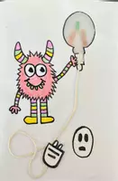 Vorschau - Spiele - Stromkreis einfach erklärt - Bastelvorlage "Monster mit Lampe" - - Seite 2
