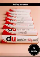 Vorschau - Arbeitsblätter - Banderolen zum Download / Prüfung bestanden / Glückwunsch / 2026 / Duplo - Deckblatt