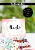 Vorschau - Mal- und Bastelvorlagen - Vorlagen für Merci-Schokolade - Abschiedsgeschenk, Danke - Deckblatt