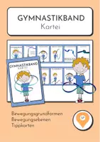 Vorschau - Bildkarten - Kartei Gymnastikband, Bänder, Gymnastik-Tanz - Deckblatt