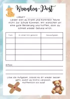 Vorschau - Lehrpläne/Lehrermaterial - Kranken-Post Brief - Deckblatt