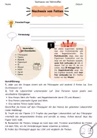 Vorschau - Arbeitsblätter - Mission Fettfleck: Finde den Täter - Seite 1