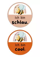 Vorschau - Bildkarten - Klassenzimmerdeko Spiegel-Affirmationen Bienenklasse - Seite 1