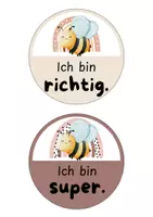 Vorschau - Bildkarten - Klassenzimmerdeko Spiegel-Affirmationen Bienenklasse - Seite 2