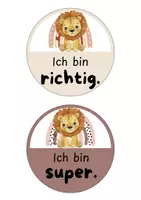 Vorschau - Bildkarten - Klassenzimmerdeko Spiegel-Affirmationen Löwenklasse - Seite 2