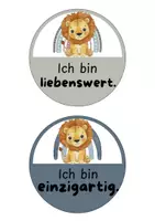 Vorschau - Bildkarten - Klassenzimmerdeko Spiegel-Affirmationen Löwenklasse - Seite 3