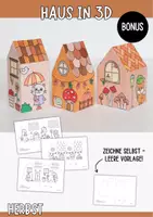 Vorschau - Arbeitsblätter - Das ultimative Herbst-Bastelpaket - 9 kreative Bastelideen für Kinder - Seite 1