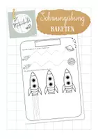 Vorschau - Arbeitsblätter - Schwungübung Rakete Freebie - Deckblatt