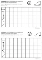 Aperçu - Feuilles d'exercices - tracer des traits dans différentes directions - Page de couverture
