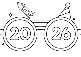 Vorschau - Arbeitsblätter - Ausmalbilder für den Start ins neue Jahr 2026! - Seite 3