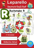 Vorschau - Unterrichtsreihen - Materialpaket - Buchstabe R XXL Paket Wortschatzpaket - DaZ/DaF, Deutsch, Sachunterricht (Grundschule) - Seite 1