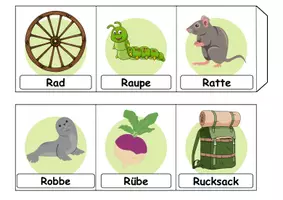 Vorschau - Unterrichtsreihen - Materialpaket - Buchstabe R XXL Paket Wortschatzpaket - DaZ/DaF, Deutsch, Sachunterricht (Grundschule) - Seite 3