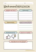 Vorschau - Anderer Materialtyp - Journaling-Vorlage für den Schulalltag - Deckblatt