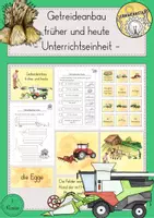 Vorschau - Stundenentwürfe - Getreide Getreideanbau früher und heute Unterrichtseinheit - Deckblatt