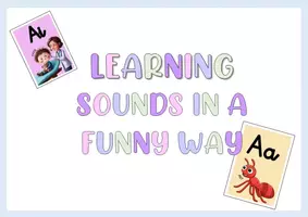 Vista previa - Tarjetas / Manipulativos - Learning sounds in a funny way - Portada