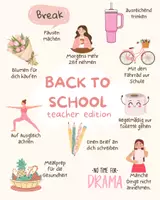 Vorschau - Poster - Back to school Selfcare Poster für Lehrkräfte - Deckblatt