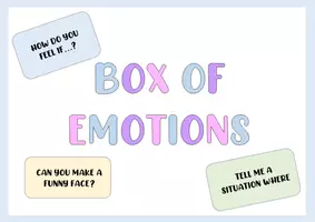 Vista previa - Tarjetas / Manipulativos - Box of emotions - Portada