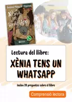 Vista previa - Unidades / Secuencias / Situaciones de Aprendizaje - Comprensió lectora del llibre "Xènia tens un WhatsApp" (2n ESO) - Portada