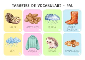Vista previa - Refuerzo / NEE / Materiales de apoyo - BINGO DE TARDOR: LLETRA DE PAL i LLIGADA - página 3