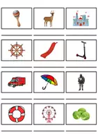 Vorschau - Mal- und Bastelvorlagen - Wörterliste Buchstabe R - DaZ/DaF, Deutsch (Grundschule) Kartenspiel - Seite 3