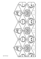 Vorschau - Mal- und Bastelvorlagen - Magischer Diamant - Halloween - Seite 2