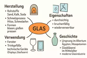 Vorschau - Arbeitsblätter - Arbeitsblätter zum Thema "Glas" + Lösung & MP3 + Mindmap + Infografik - Seite 2