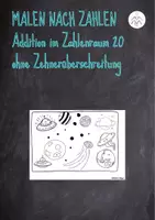 Vorschau - Mal- und Bastelvorlagen - Malen nach Zahlen - Addition im Zahlenraum 20 (ohne Zehnerunterschreitung) - Deckblatt