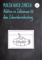 Vorschau - Mal- und Bastelvorlagen - Malen nach Zahlen Subtraktion im Zahlenraum 10 - Deckblatt