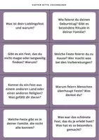 Vorschau - Aufgabenkarten - Feste⎮Gesprächskreis für deinen Ethikunterricht - Seite 3