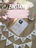 Vorschau - selbst erstellte Cliparts/Grafiken - Referendariat - Steckbrief und Wimpelkette - Deckblatt
