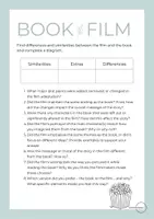 Vorschau - Arbeitsblätter - Book vs Film - Seite 1