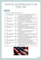 Vorschau - Arbeitsblätter - White Supremacy in the US - Seite 1