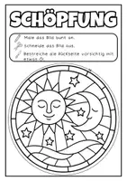 anteprima - Materiale per pittura e bricolage - Vetrate “Stained Glass – Antico Testamento” Fensterbilder Buntglasfenster - Pagina 1