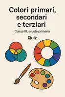 anteprima - Quiz - Colori primari, secondari e terziari - Pagina di copertina