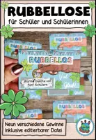 Vorschau - Mal- und Bastelvorlagen - Rubbellose mit Gutscheinen für Schüler und Schülerinnen - Bastelvorlage z.B. zum Schulstart oder Geburtstag - Deckblatt