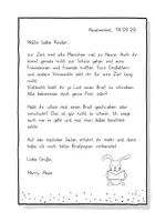 Vorschau - Arbeitsblätter - In Kontakt bleiben Zu Hause Briefe schreiben - Seite 1