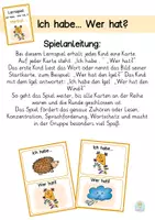 Vorschau - Stationenlernen - Herbst Lernspiel Nichtleser, Vorschule, Fördermaterial, Klasse 1 - Seite 1