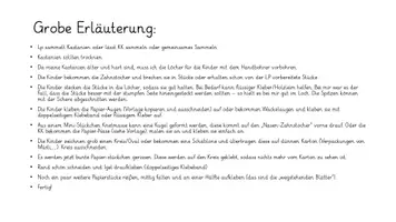Vorschau - Mal- und Bastelvorlagen - Kastanienigel im Blätterhaufen werken - Seite 2