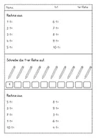 Vorschau - Arbeitsblätter - 10 Arbeitsblätter zum kleinen Einmaleins (mit Lösungen) - Seite 1