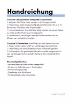 Vorschau - Mal- und Bastelvorlagen - Kooperatives Poster, Plakat, Pinguine, differenziert - Seite 1