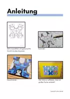 Vorschau - Mal- und Bastelvorlagen - Kooperatives Poster, Plakat, Pinguine, differenziert - Seite 2