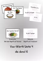 Vorschau - Bildkarten - dis donc! 6 - Unité 4 - Vokabel Karten - Deckblatt