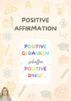 Vorschau - Poster - Positive Gedanken - Deckblatt