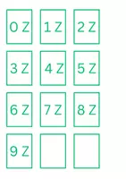 Vorschau - Fördermaterial/Inklusion - Zehner- und Einerkärtchen - Seite 1