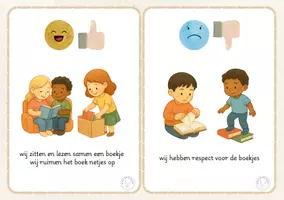 Voorbeeld - Afspraken boekenhoek - Voorblad