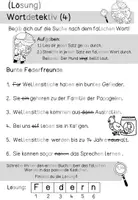 Vorschau - Arbeitsblätter - Wortdetektiv - "Der Wellensittich" I Kl. 2-3 - Seite 3