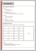 Vorschau - Arbeitsblätter - Der Konjunktiv II - Deckblatt
