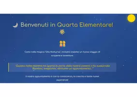 anteprima - Esercizi - Accoglienza classe quarta: "La gita notturna" di Marie Dorléans - Pagina di copertina
