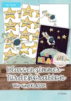 Vorschau - Mal- und Bastelvorlagen - Türdekoration: WIR sind KLASSE - Deckblatt