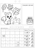 Vista previa - Hojas de trabajo - Calendario curso 25-26 para colorear y repasar C.Madrid - página 2